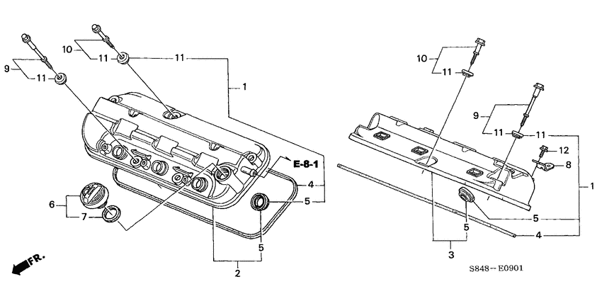 Cylinder head cover