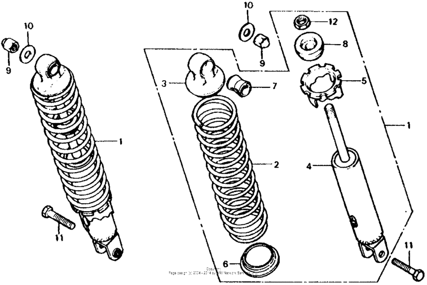 Rear shock absorber 79