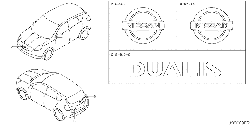 Emblem & name label