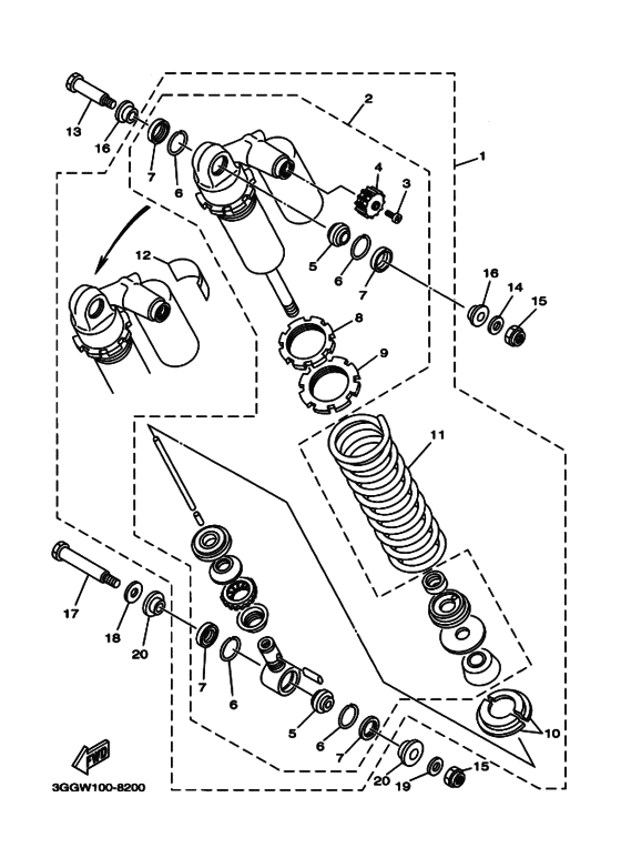 Rear suspension