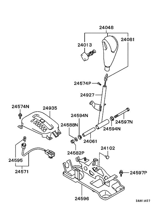A/t floor shift linkage