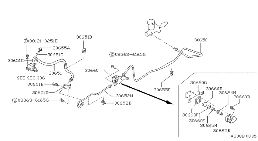 Clutch piping