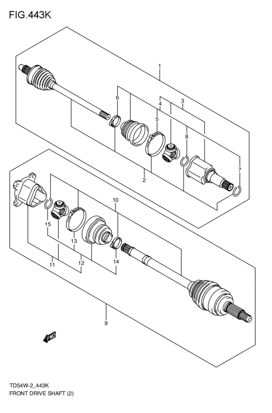 front-drive shaft