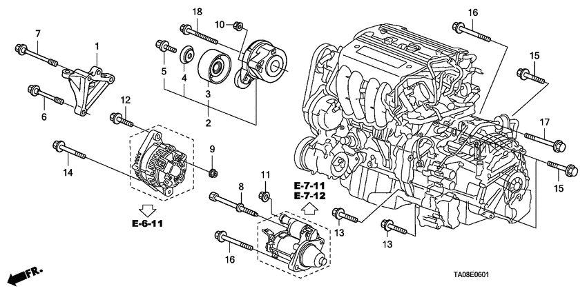 Engine mounting bracket