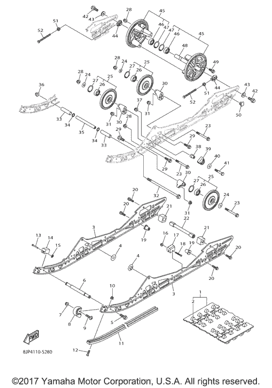 Track suspension 1