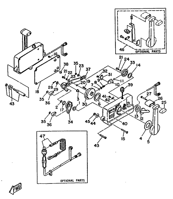 Remote control assy