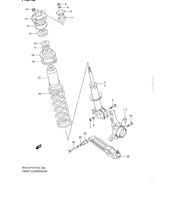 Front suspension