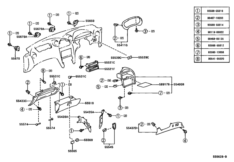 Instrument Panel & Glove Compartment
