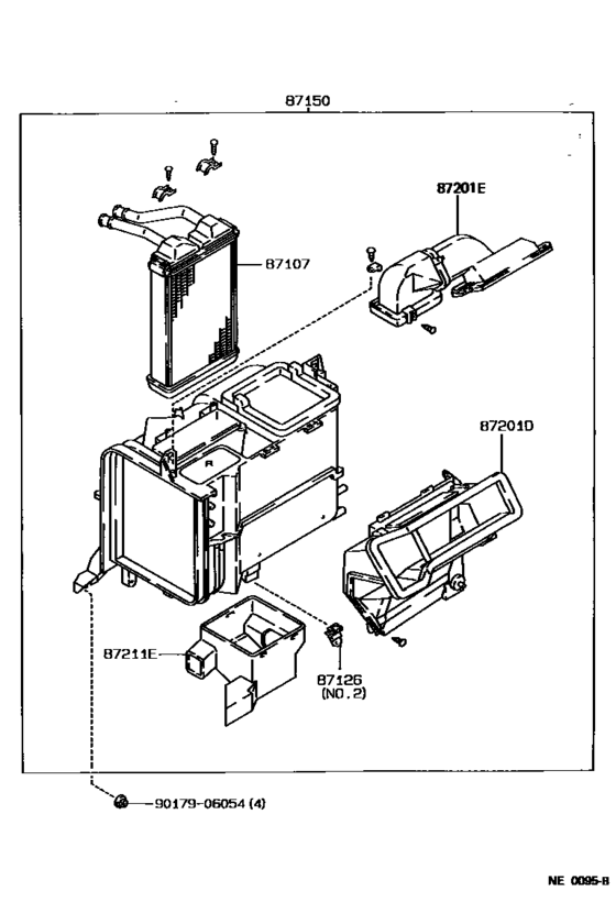Heating & Air Conditioning - Heater Unit & Blower