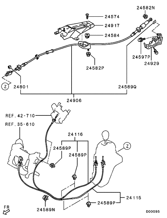 A/t floor shift linkage