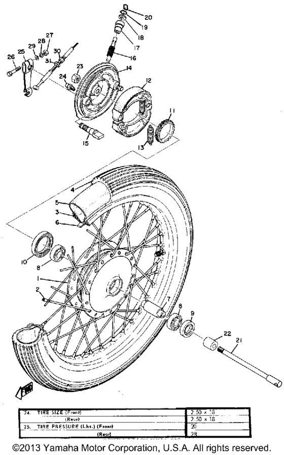 Front wheel