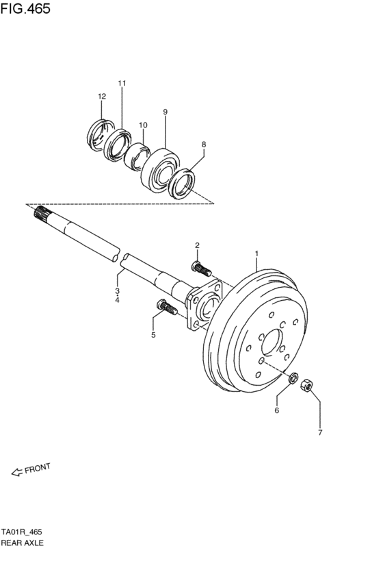 rear axle