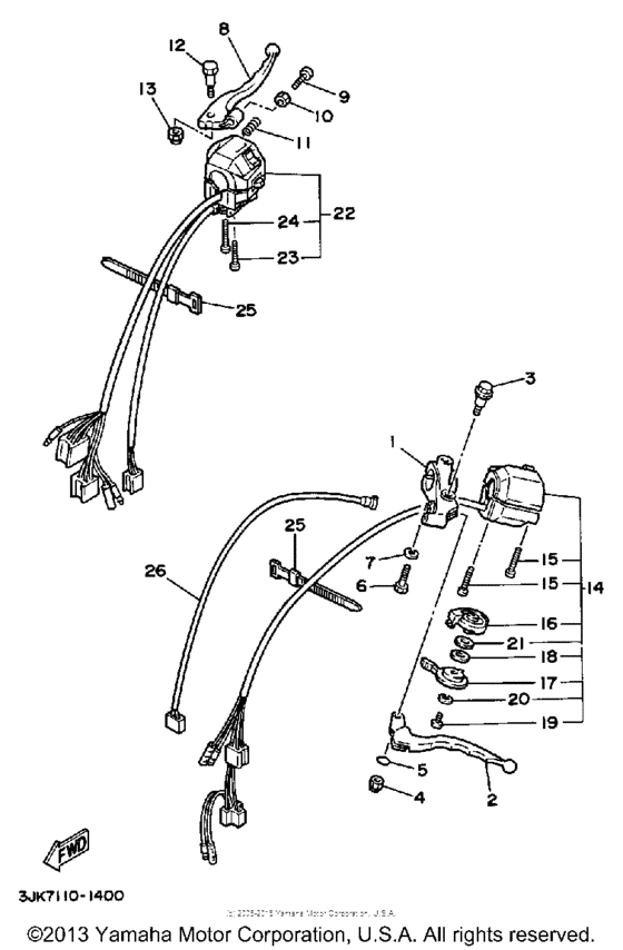 Handle switch & lever