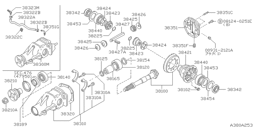 Rear final drive