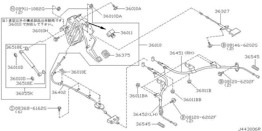 Parking brake control