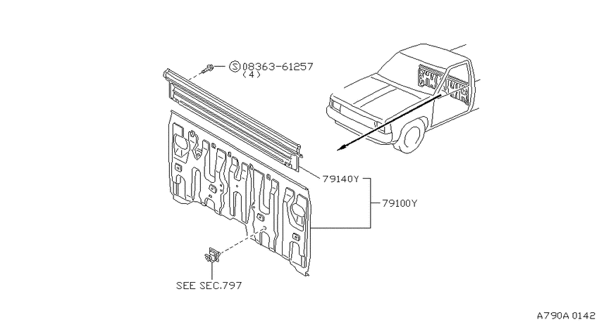 Rear panel & fitting