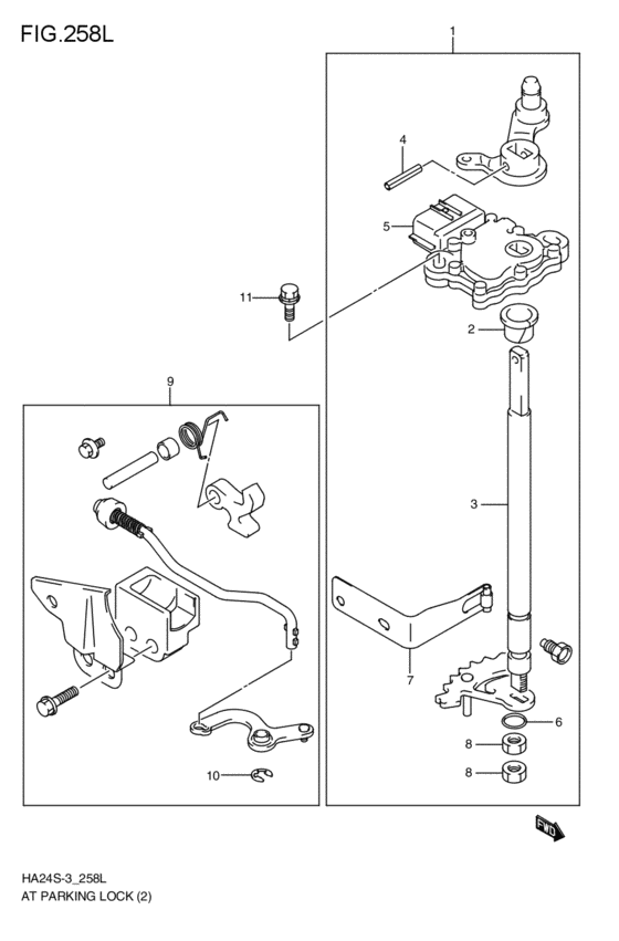at - parking lock