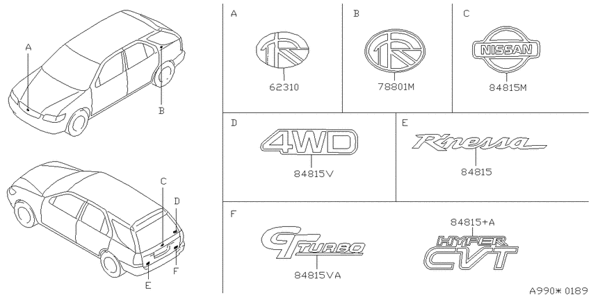 Emblem & name label