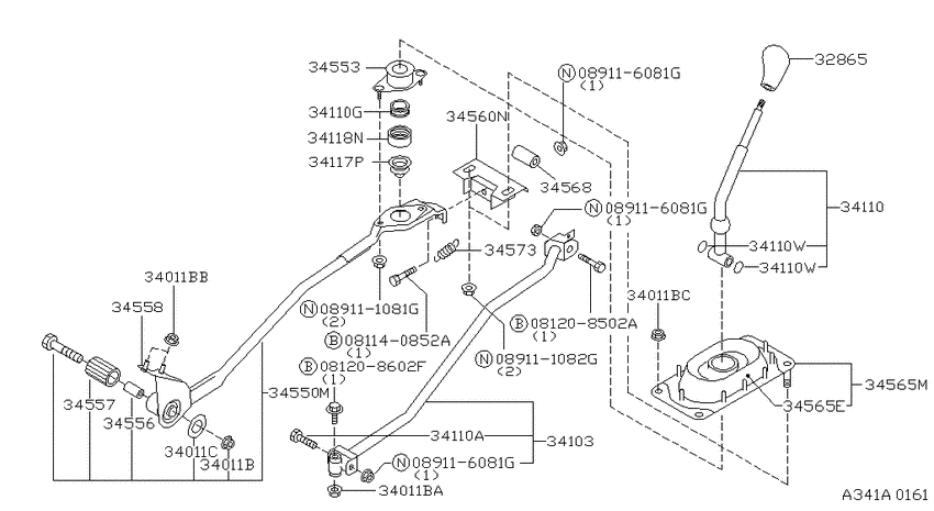 Transmission control & linkage