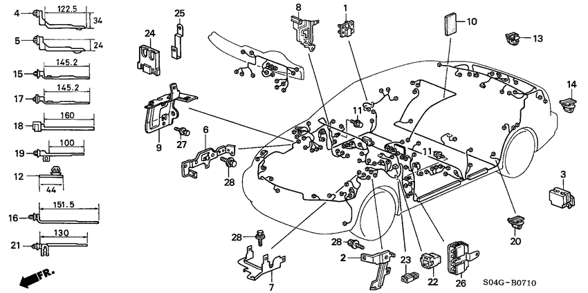 Harness band/bracket