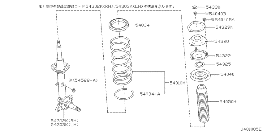 Front suspension