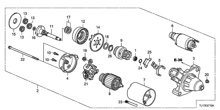Starter motor