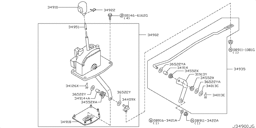 Auto transmission control device