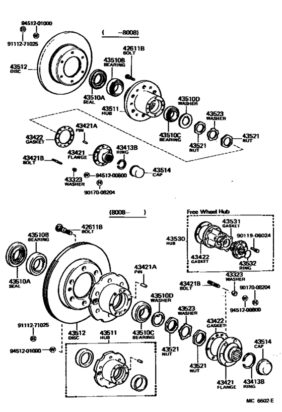 Front Axle Hub