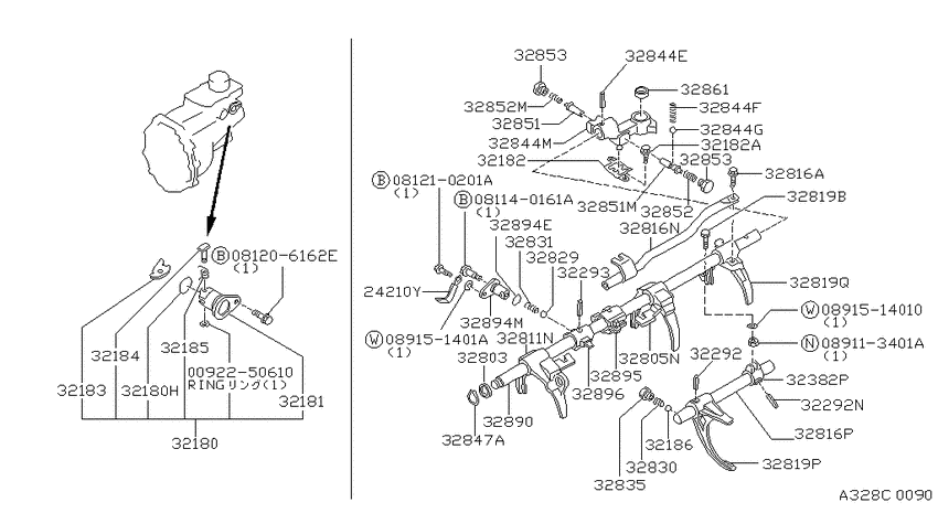 Transmission shift    control