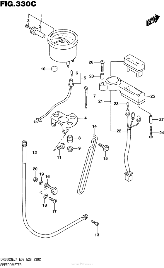 Speedometer (Dr650Sel7 E33)
