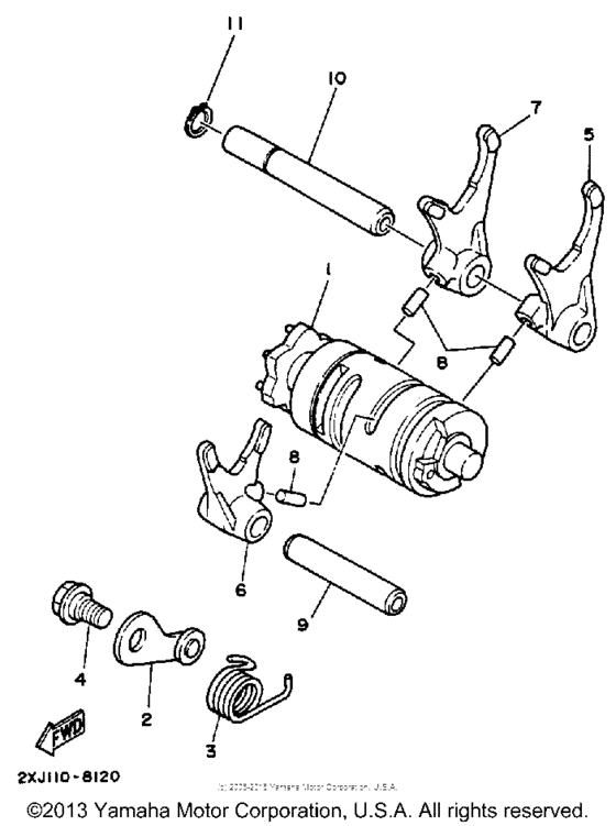 Shift Cam & Fork