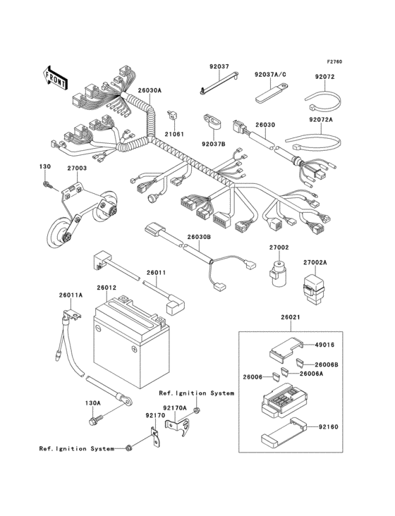 Chassis electrical equipment