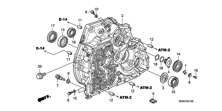 Torque converter case