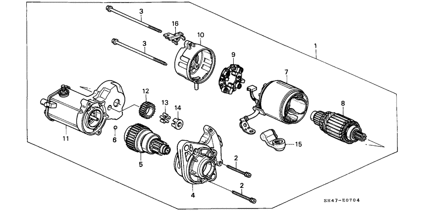 Starter motor