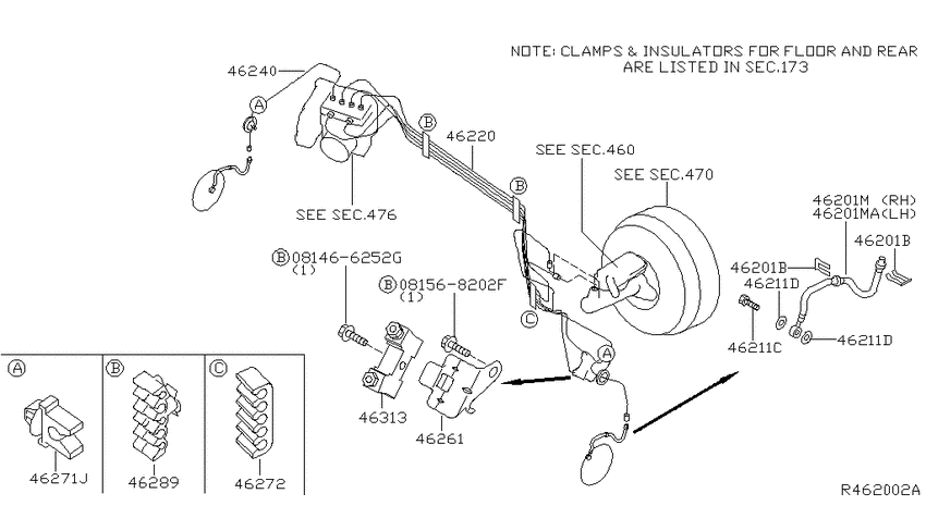 Brake piping & control