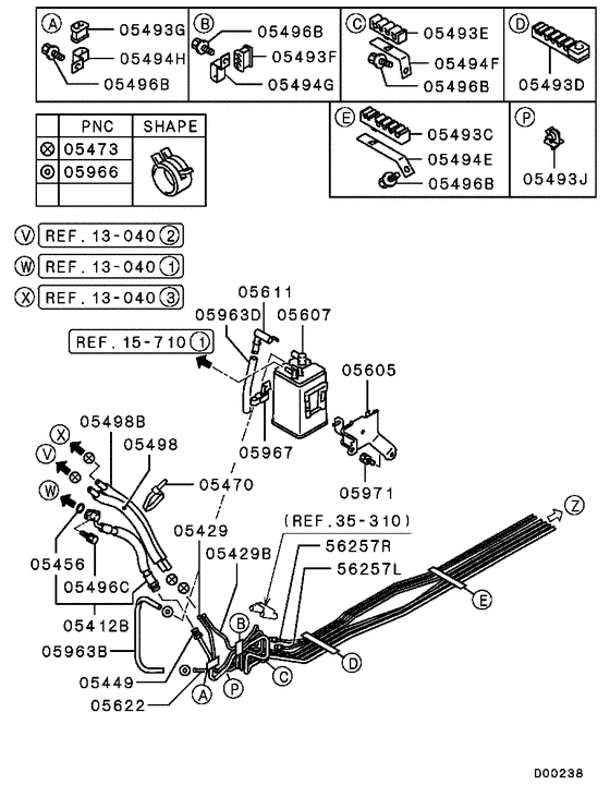 Fuel line & vapor gas control
