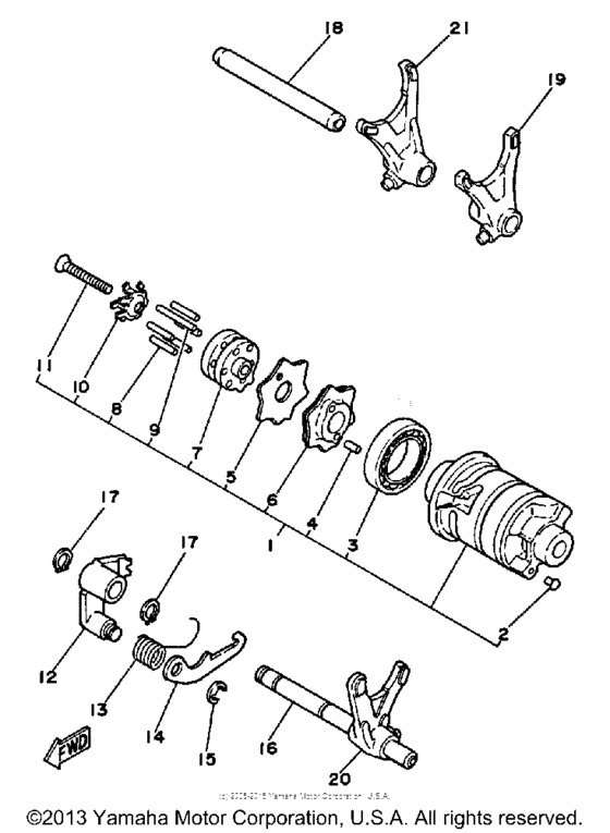 Shift Cam & Fork