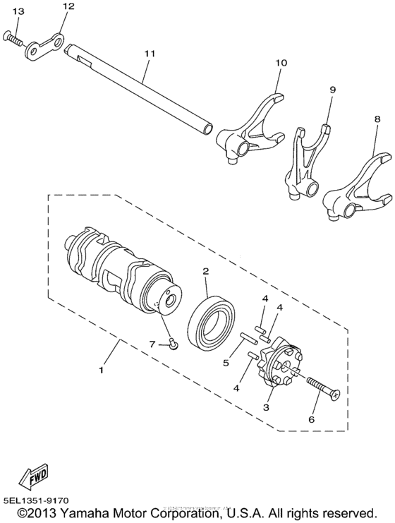 Shift Cam & Fork