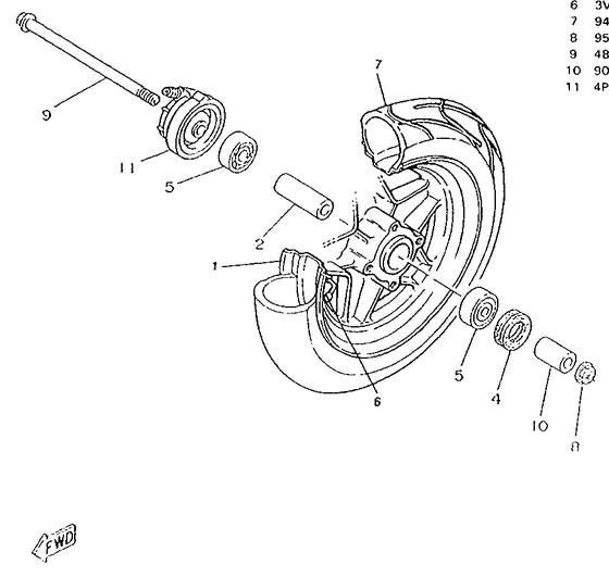 Front wheel