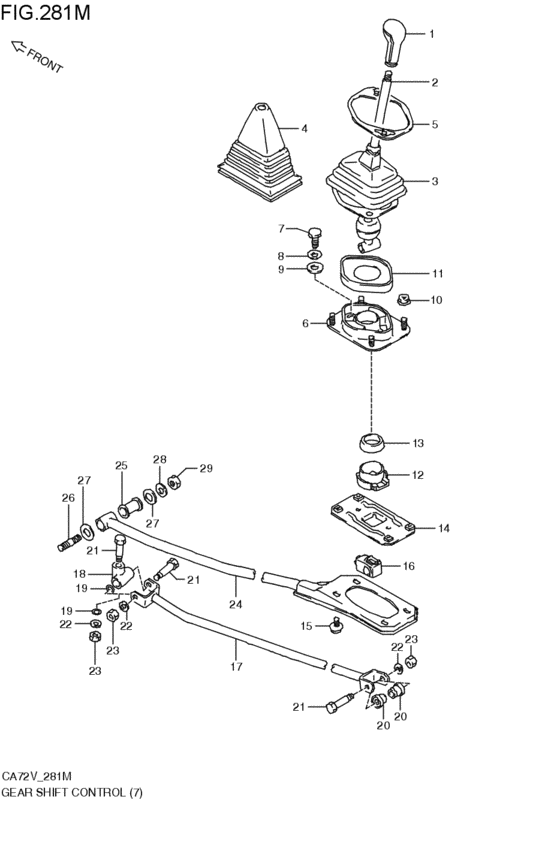 gearlever control