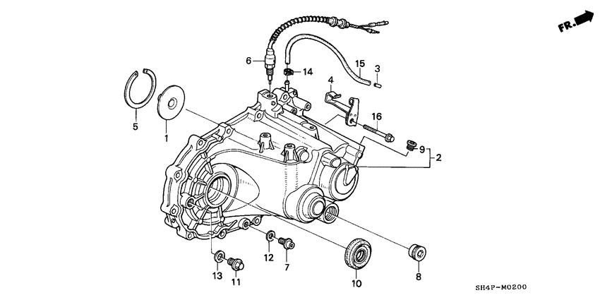 Transmission housing