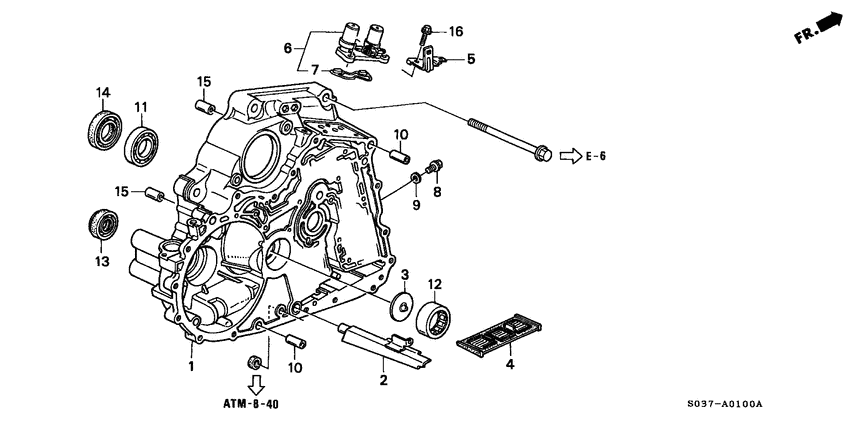 Torque converter housing