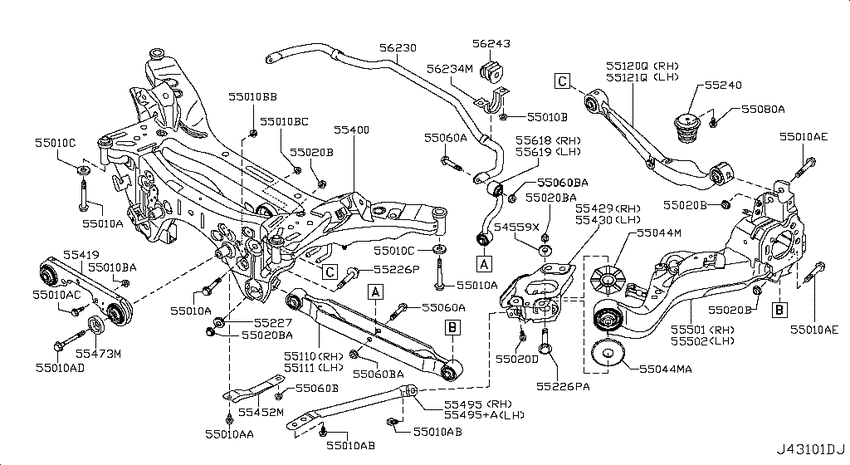 Rear suspension