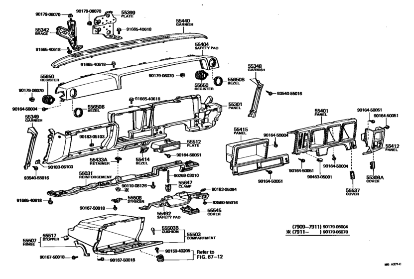 Instrument Panel & Glove Compartment