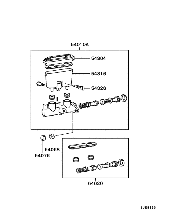 Brake master cylinder