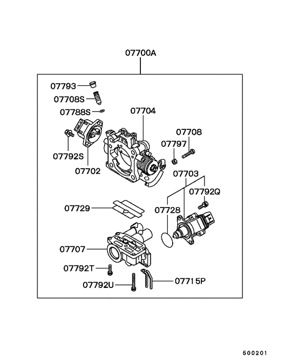 Injector & throttle body