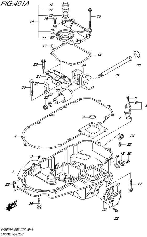 Engine holder