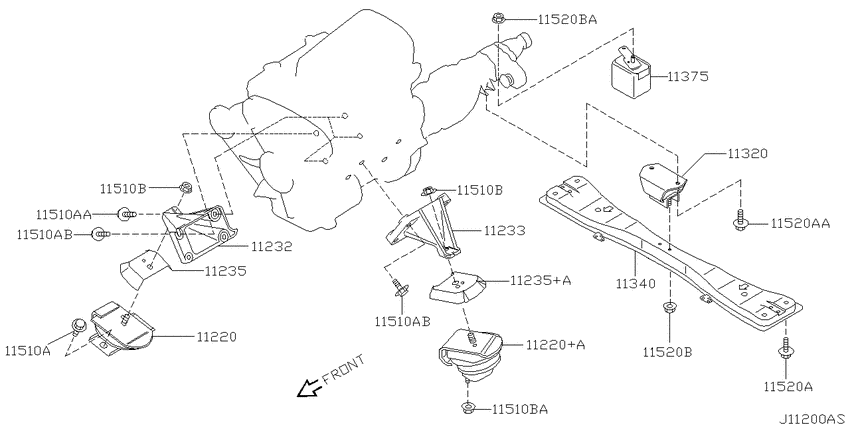 Engine & transmission   mounting