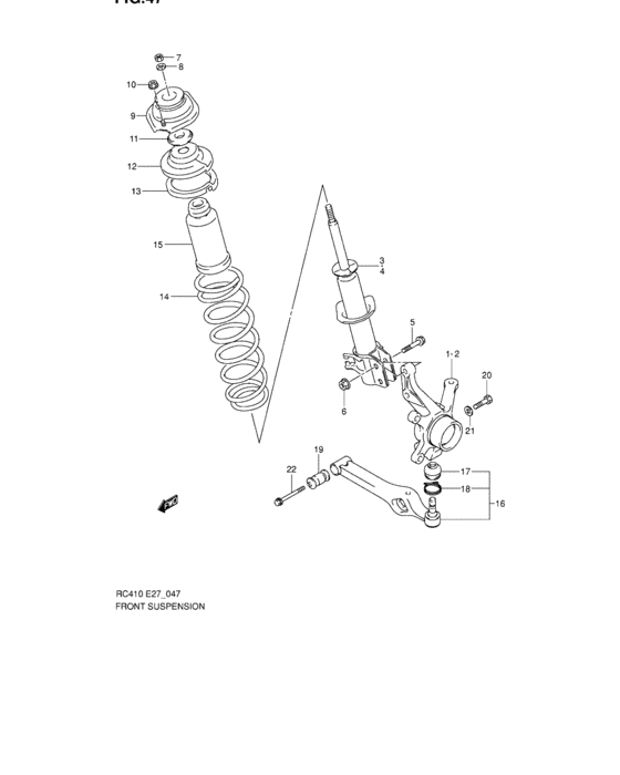 Front suspension