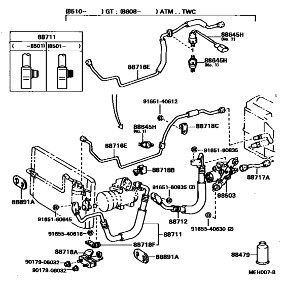 Heating & Air Conditioning - Cooler Piping